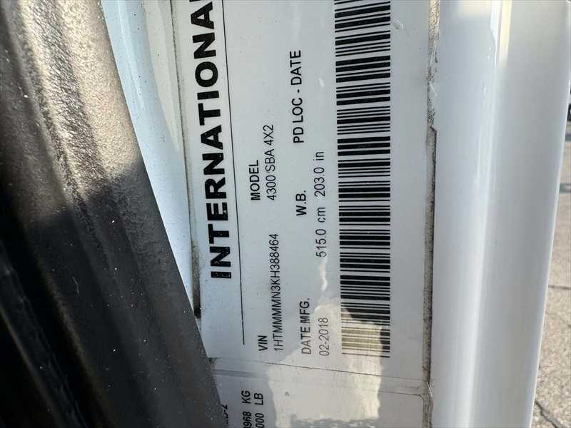 2019 International  4300